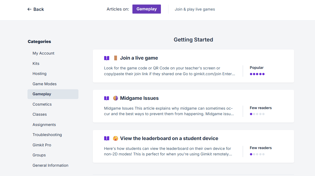 A gamified question in Gimkit that uses visual data (a color change indicating a reaction endpoint) to test student observation and interpretation skills, a key component of effective virtual chemistry experiments.