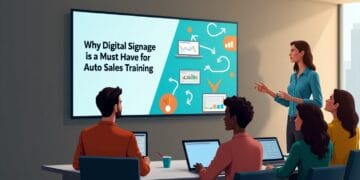 Why Digital Signage is a Must-Have for Auto Sales Training