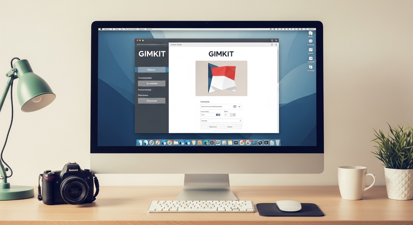 Custom theme settings panel displayed on a desktop for Gimkit game configuration