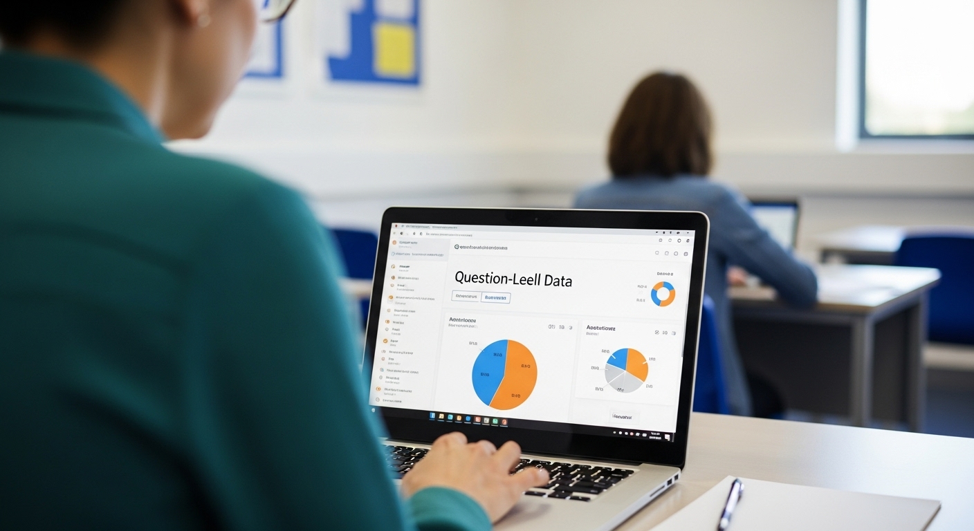 Analyzing detailed question-level data and common wrong answers in Gimkit
Prompt: