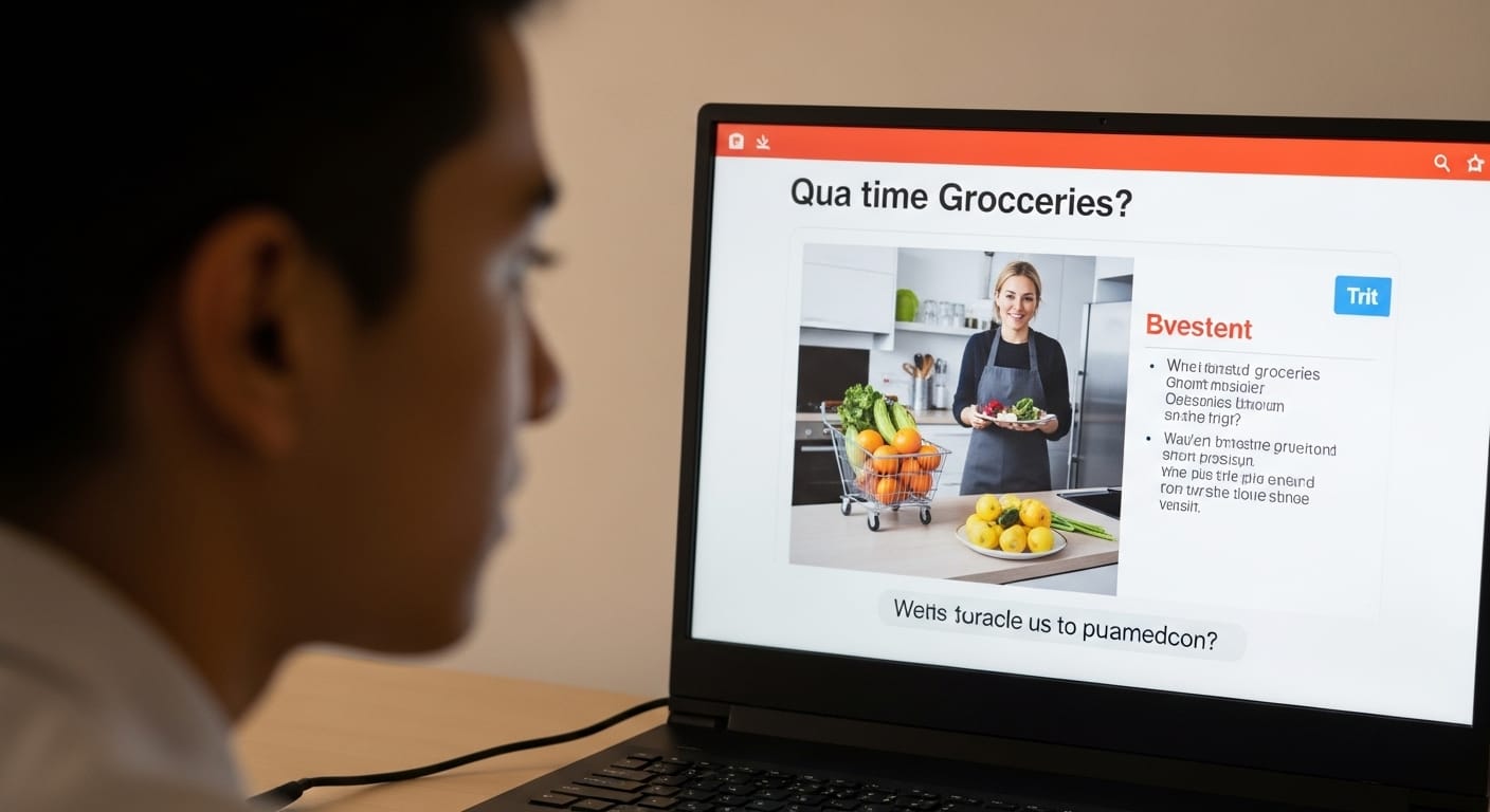 Student solving realistic problem-based questions in a quiz game, mimicking everyday situations