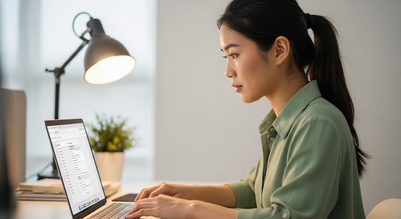 User disabling unnecessary browser extensions on a laptop browser settings page