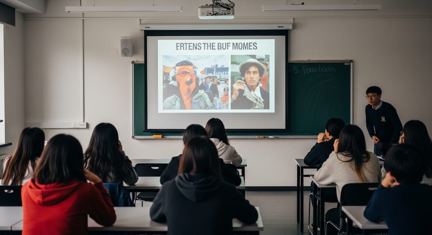 Curious students brainstorming questions and sharing ideas in a collaborative classroom environment, building knowledge through inquiry.