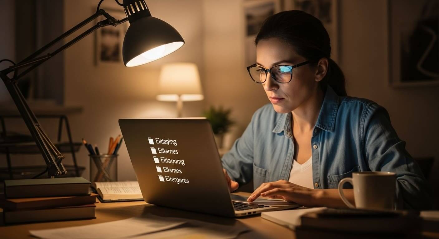 Teacher managing Gimkit kits by renaming and archiving on a computer screen.