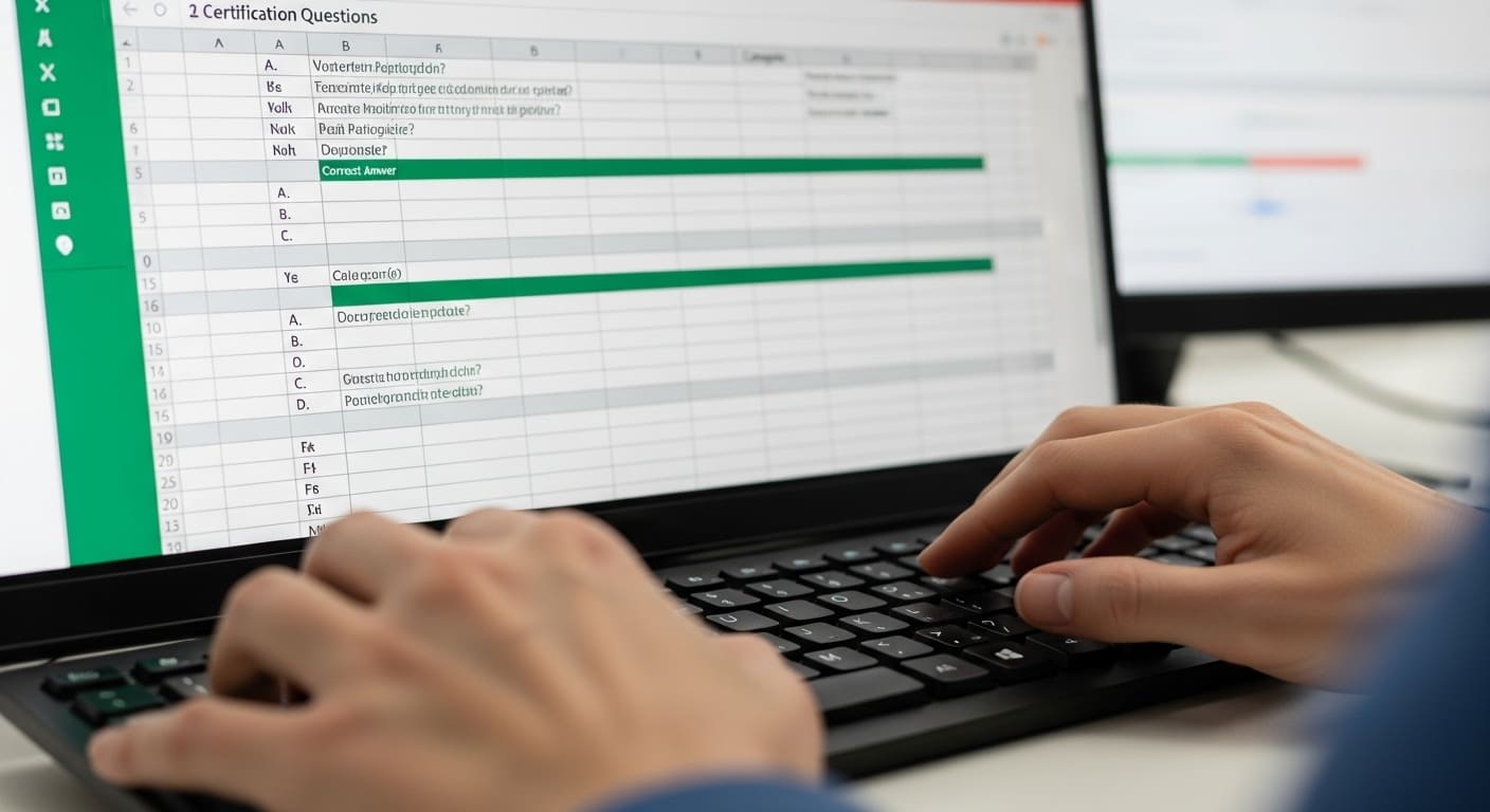 Smiling professional holding PMP certificate after successful exam.